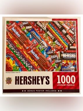 Hershey’s 1000 Pc Colorful Jigsaw Puzzle Candy Chocolate Twizzlers Masterpieces
